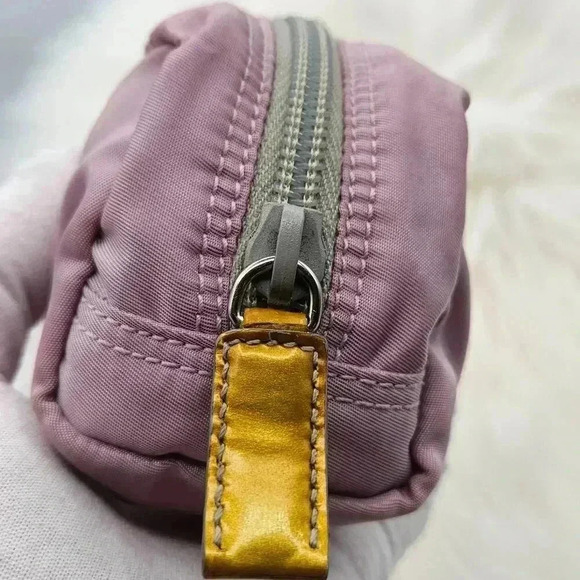 Prada Pink Nylon Clutch Pouch - Picture 9 of 14